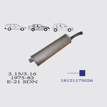 BMW 3.15-3.16 E21 Arka Susturucu