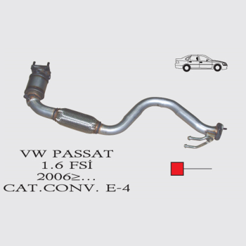 Passat 1.6 FSI Ön Katalitik Konvektör Spirali Euro 4