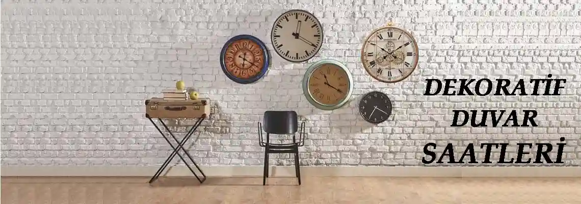 Dekoratif Duvar Saatleri